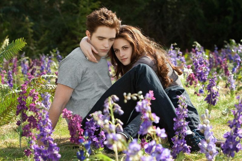 Robert Pattinson E Kristen Stewart Tra I Fiori In Una Scena Di The Twilight Saga Breaking Dawn Parte 253865
