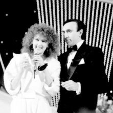 Sanremo 84: Pippo Baudo con Fiorella Mannoia