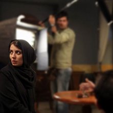 The last step: la protagonista Leila Hatami sul set del film
