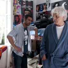 Viva l'Italia: Raoul Bova e Michele Placido sono padre e figlio in una scena