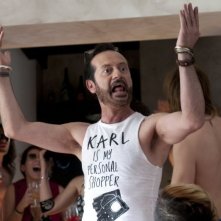 Viva l'Italia: un brioso Rocco Papaleo in una scena del film