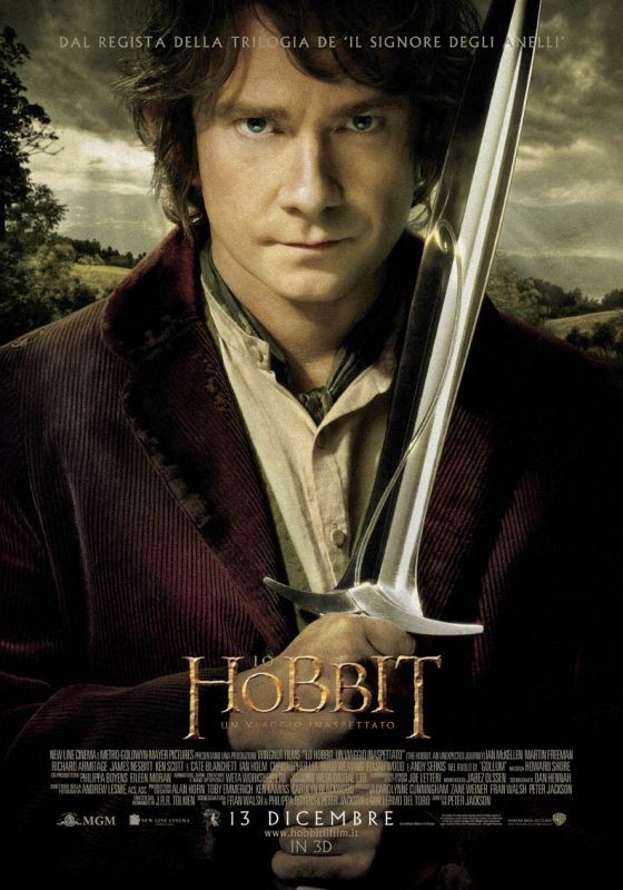 Lo Hobbit Un Viaggio Inaspettato Character Poster Italiano Di Martin Freeman Alias Bilbo Baggins 254328