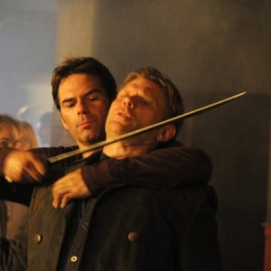 Revolution: Billy Burke e Mark Pellegrino nell'episodio No Quarter