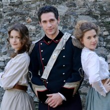 Terra ribelle - Il nuovo mondo: Giulia Elettra Gorietti, Michel Noher ed Anna Favella nella fiction Rai