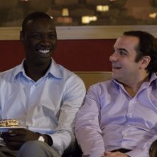 Troppo amici: François-Xavier Demaison con Omar Sy in una scena del film