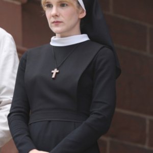 American Horror Story, Asylum - Lily Rabe è Suor Mary Eunice nell'episodio Welcome To Briarcliff