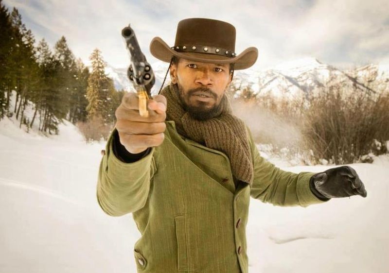 Jamie Foxx nei panni di Django in Django Unchained