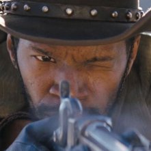 Jamie Foxx nei panni di Django in una scena di Django Unchained