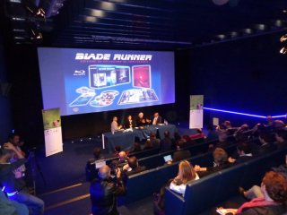 Un momento della presentazione del Blu-Ray del trentennale di Blade Runner nel corso della manifestazione I've Seen Films