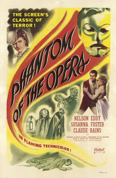 Una Locandina Inglese Del Film Il Fantasma Dell Opera 1943 254966