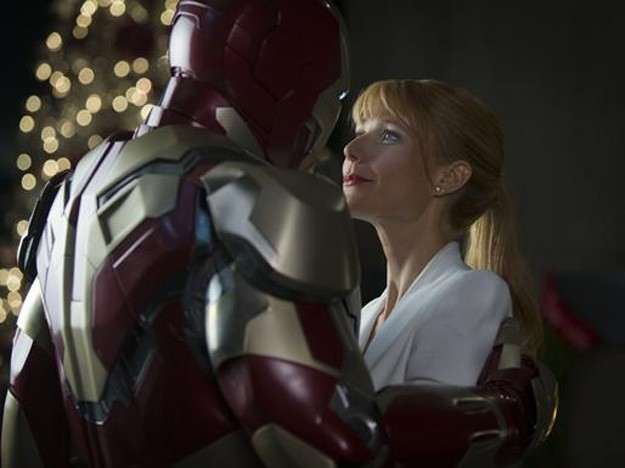 Iron Man 3: Robert Downey Jr. abbraccia la sua assistente Gwyneth Paltrow