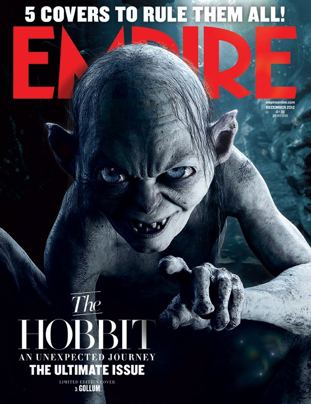 Lo Hobbit: un viaggio inaspettato - La copertina di Empire dedicata a Gollum