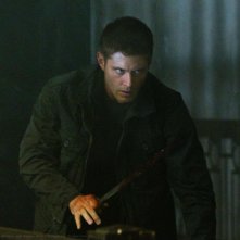 Jensen Ackles in una scena dell'episodio Live Free or Twi-hard della sesta stagione di Supernatural