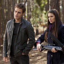 Nina Dobrev e Paul Wesley in una scena dell'episodio L'uccisione di uno della terza stagione di The Vampire Diaries