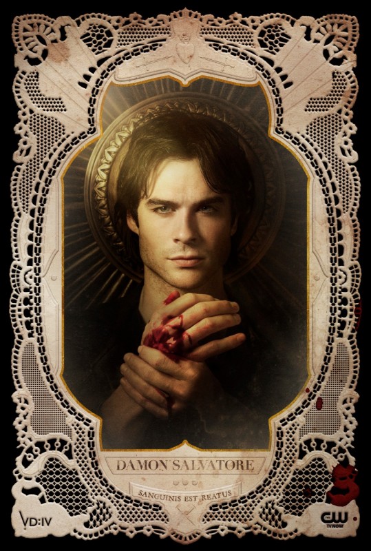 The Vampire Diaries Un Poster Per Il Personaggio Di Damon Interpretato Da Ian Somerhalder 255419