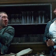 Bruce Willis e Jai Courtney in un'immagine drammatica di Die Hard - Un buongiorno per morire