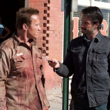 Rodrigo Santoro E Arnold Schwarzenegger Sul Set Di The Last Stand 255584