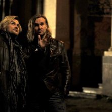 Ixjana: i fratelli Józef e Michał Skolimowski, registi del film, in un'immagine sul set