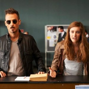 Raz Degan in Omamamia con Miriam Stein