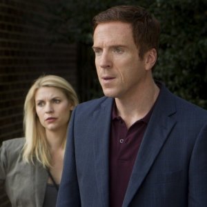 Damian Lewis e Claire Danes in una foto dell'episodio The Clearing della serie TV Homeland
