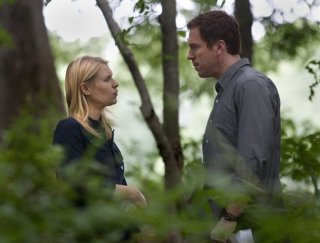 Damian Lewis e Claire Danes in una scena dell'episodio The Clearing della serie TV Homeland