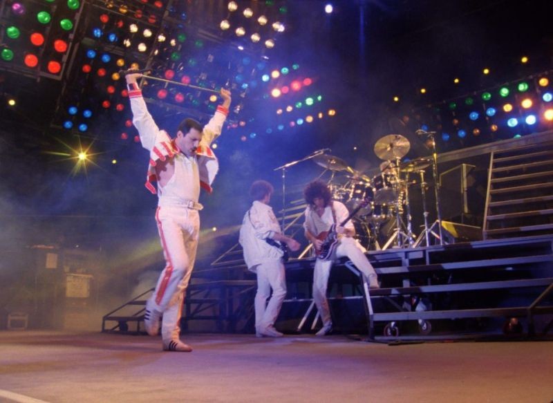 Hungarian Rhapsody: Queen Live in Budapest, un'immagine tratta dal film evento sullo storico concerto dei Queen