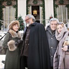 Il peggior Natale della mia vita: Anna Bonaiuto, Diego Abatantuono, Antonio Catania e Cristiana Capotondi in una scena