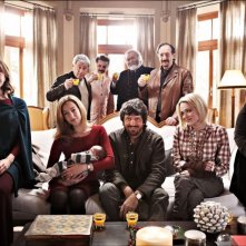 Il peggior Natale della mia vita: foto promozionale di famiglia con il cast del film