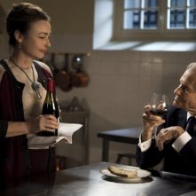 Jean d'Ormesson e Catherine Frot in una scena di Les Saveurs du Palais