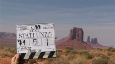 Mai stati uniti: una foto dal set del film