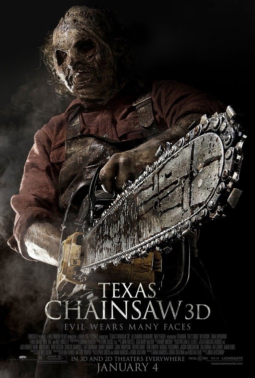 Texas Chainsaw 3D Poster Per Il Nuovo Remake Usa 255900