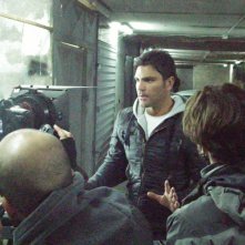 Salvatore Ruocco sul set di 'Ciro' di Sergio Panariello, in cui interpreta Lello, il protagonista