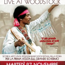 Hendrix 70. Live at Woodstock: la locandina del film
