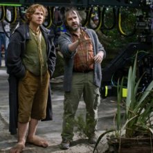 Lo Hobbit: un viaggio inaspettato: foto dal set con Peter Jackson e Martin Freeman