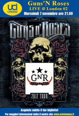 Guns N'Roses Live from London O2: la locandina del film