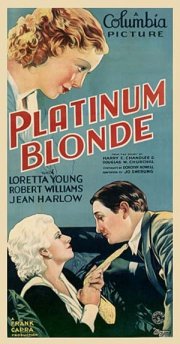 La donna di platino: la locandina del film