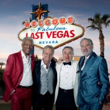 Last Vegas: i protagonisti Michael Douglas, Morgan Freeman, Kevin Kline e Robert De Niro