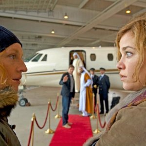 Brigitte Hobmeier con Muriel Baumeister nella commedia tedesca Was machen Frauen morgens um halb vier?