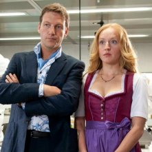 Brigitte Hobmeier con Thomas Unger nella commedia tedesca Was machen Frauen morgens um halb vier?