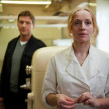 Brigitte Hobmeier con Thomas Unger nella commedia Was machen Frauen morgens um halb vier?