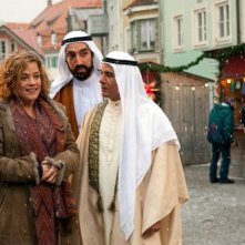 Muriel Baumeister con  Samir Fuchs e Ercan Karacayli nella commedia tedesca Was machen Frauen morgens um halb vier?