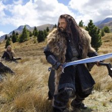 Richard Armitage nei panni di Thoris in una scena di Lo Hobbit - un viaggio inaspettato