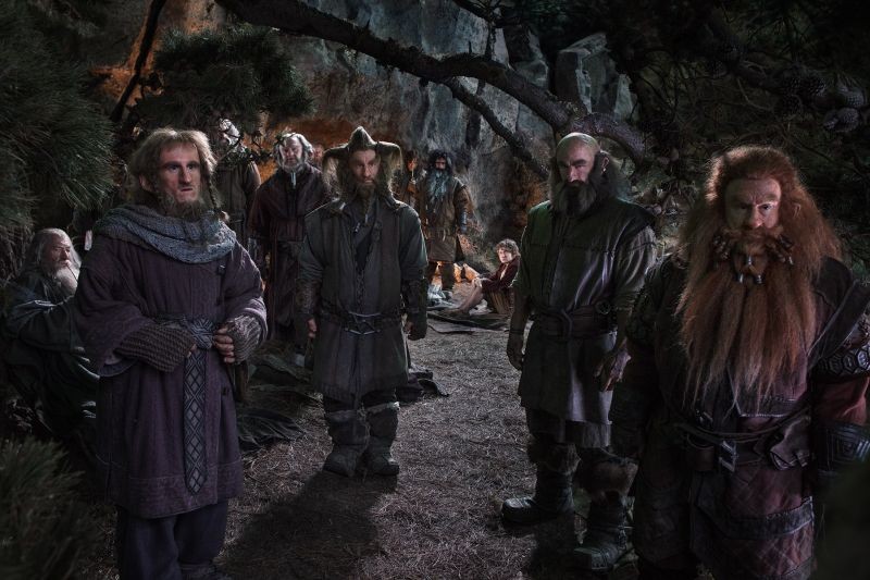 Una scena tratta da Lo Hobbit - Un viaggio inaspettato