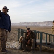 Aspettando il mare: il regista del film Bakhtyar Khudojnazarov sul set del film