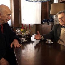 Giuliano Montaldo - Quattro volte vent'anni: Giuliano Montaldo chiacchiera con Carlo Lizzani in una scena del documentario