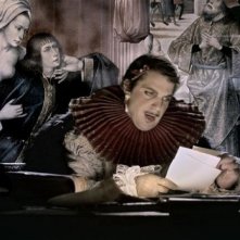 Goltzius and the Pelican Company: Ramsey Nasr è il poeta Hendrik Goltzius in una scena del film di Peter Greenaway