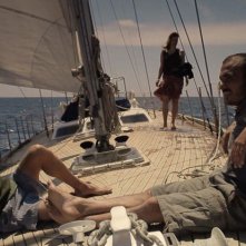 Waves: Andrea Vergoni in una scena del film con Francesco Di Leva