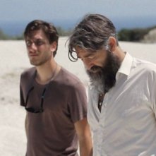 Waves: Luca Marinelli in una scena del film con Salvatore Sansone