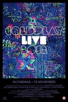 Coldplay Live 2012: la locandina del film
