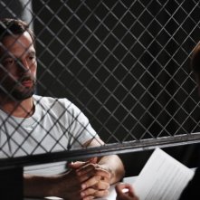 Il cecchino: Mathieu Kassovitz in prigione in una scena del film